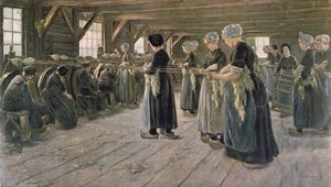 Atelier de filature à Laren, 1889